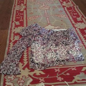 One Sleeve Floral Blouse !